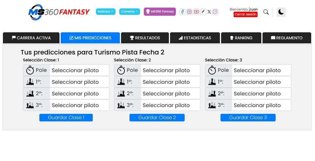 MS360 FANTASY: EL JUEGO DEL AUTOMOVILISMO