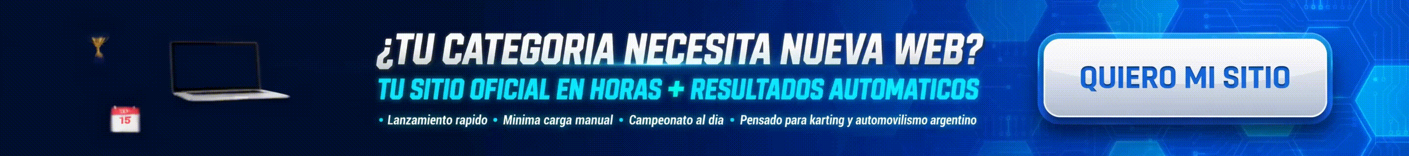 ¿Tu categoría necesita nueva web? Tu sitio oficial en horas + Resultados automáticos - Web para Categorías MS360