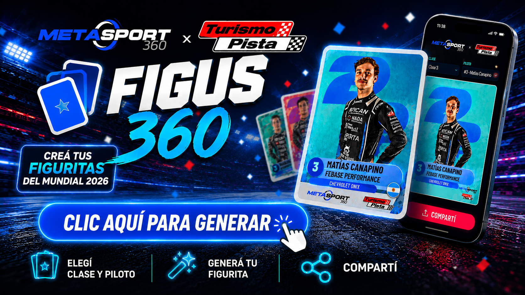 Figus 360 - MetaSport360 + Turismo Pista